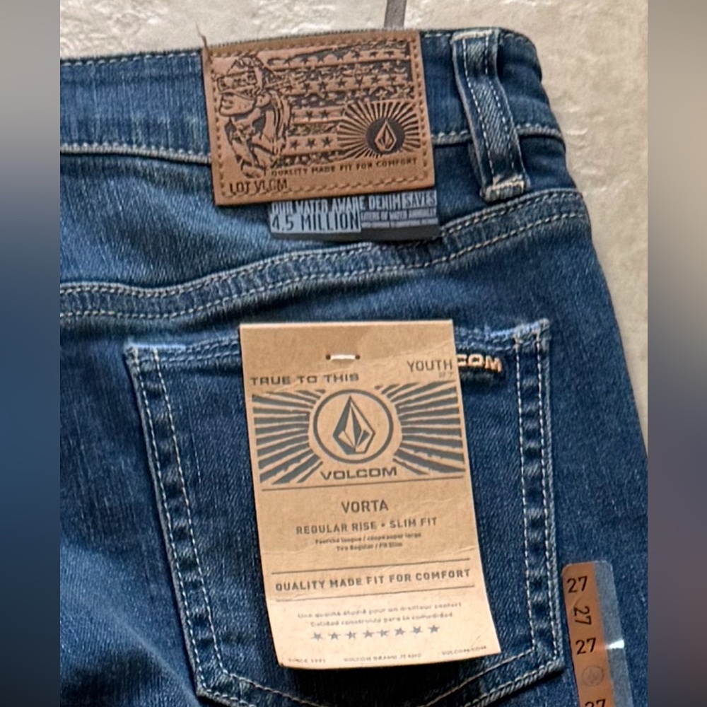 Volcom Kids Blue Jeans - Picture 4 of 5